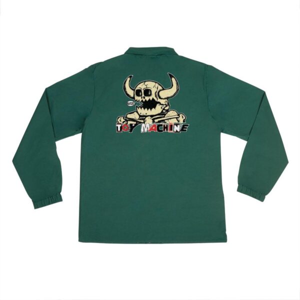 Toy Machine x Independent Toy Mash Up Green Coach Jacket - Imagen 2