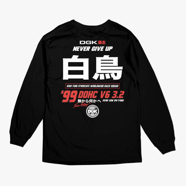 DGK Pole Position Black Long Sleeve - Imagen 2