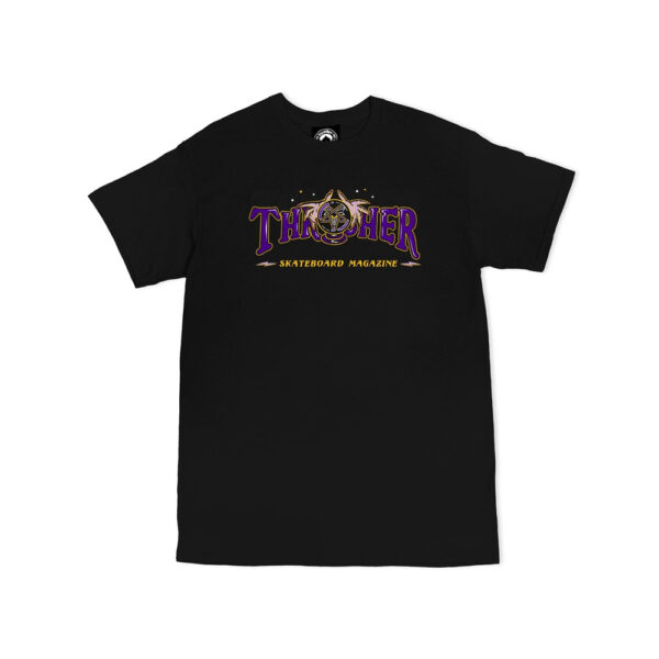 Thrasher Fortune Logo Black Tee