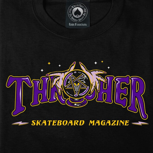 Thrasher Fortune Logo Black Tee - Imagen 2