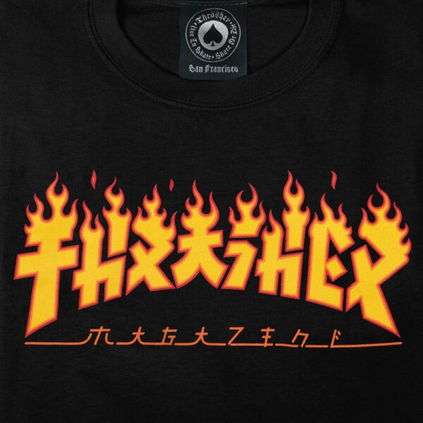 Thrasher Godzilla Flame Tee - Imagen 2