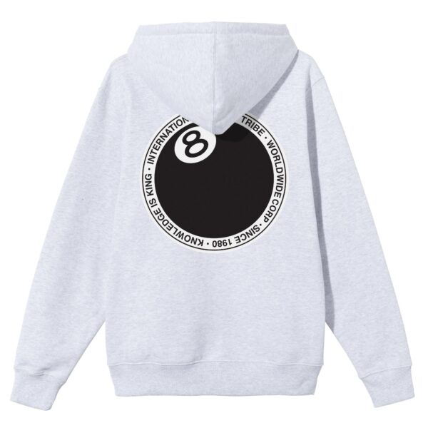 Stussy 8 Ball Dot Grey Hoodie - Imagen 2