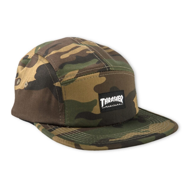 Thrasher 5 Panel Hat Camo