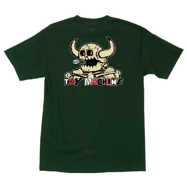 Toy Machine x Independent Toy Mash Up Forest Green Tee - Imagen 2