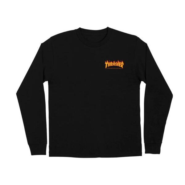 Santa Cruz x Thrasher Flame Dot Long Sleeve - Imagen 2