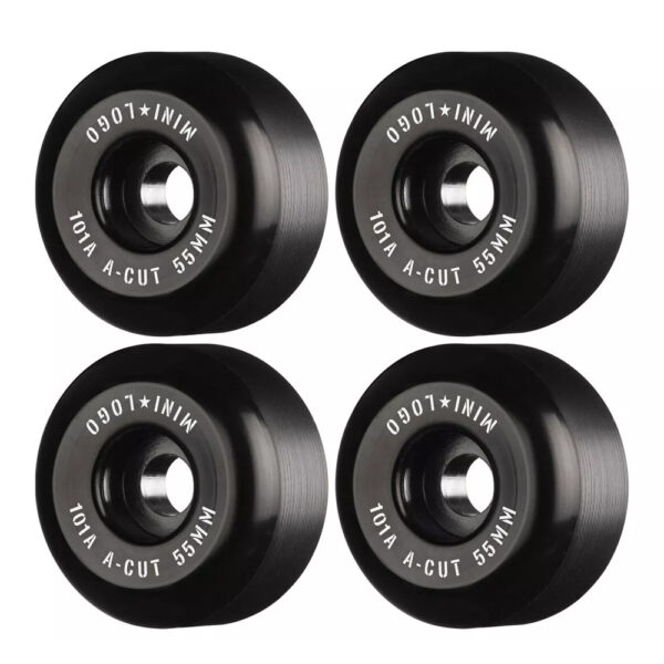 Mini Logo A-Cut 2 Black Wheels 55mm 101DU