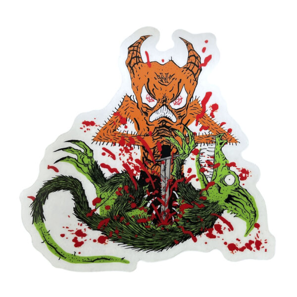 Baker x Neckface Toxic Rats Sticker 4 16x15cms