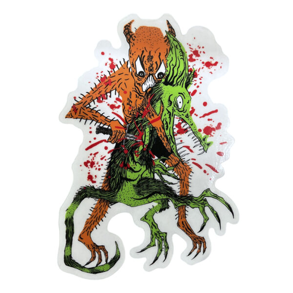 Baker x Neckface Toxic Rats Sticker 5 16x15cms
