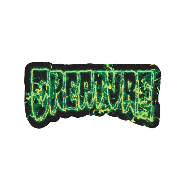 Creature Inferno Logo Outline Sticker 13x6cms