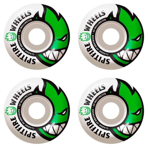Spitfire Bighead Green Wheels 59mm 99DU