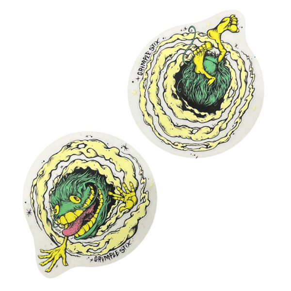 Anti Hero Grimple Stix Sticker 2 Pack Green 13cms