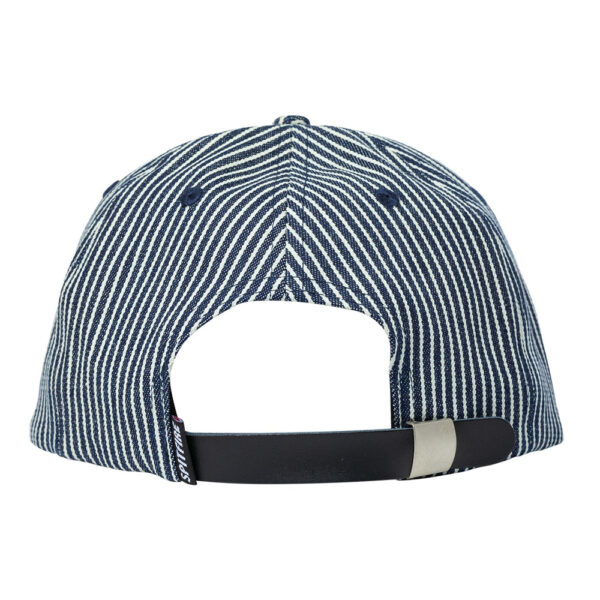 Spitfire Flames Script Indigo Railroad Stripe Snapback - Imagen 2