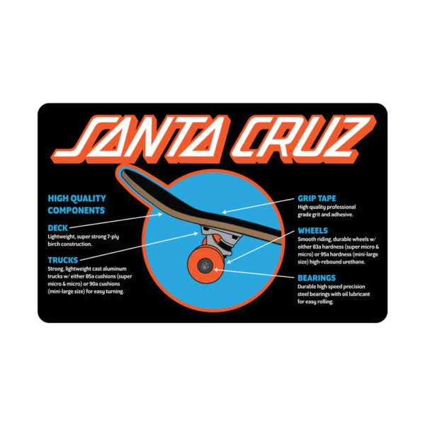 Santa Cruz Classic Dot Patineta Completa 7.8 - Imagen 3