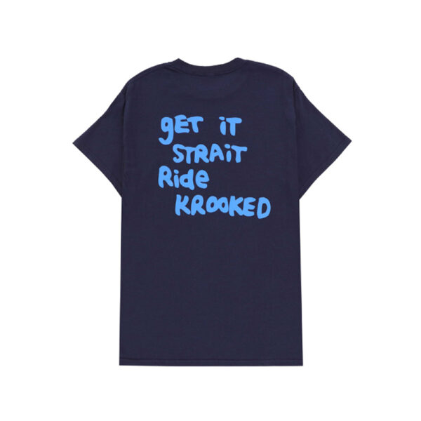 Krooked Strait Eyes Navy Tee - Imagen 2