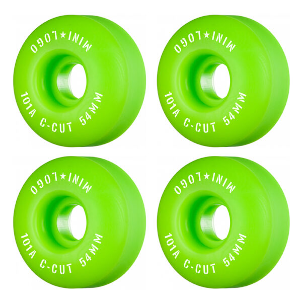 Mini Logo C-Cut 2 Green Wheels 54mm 101A